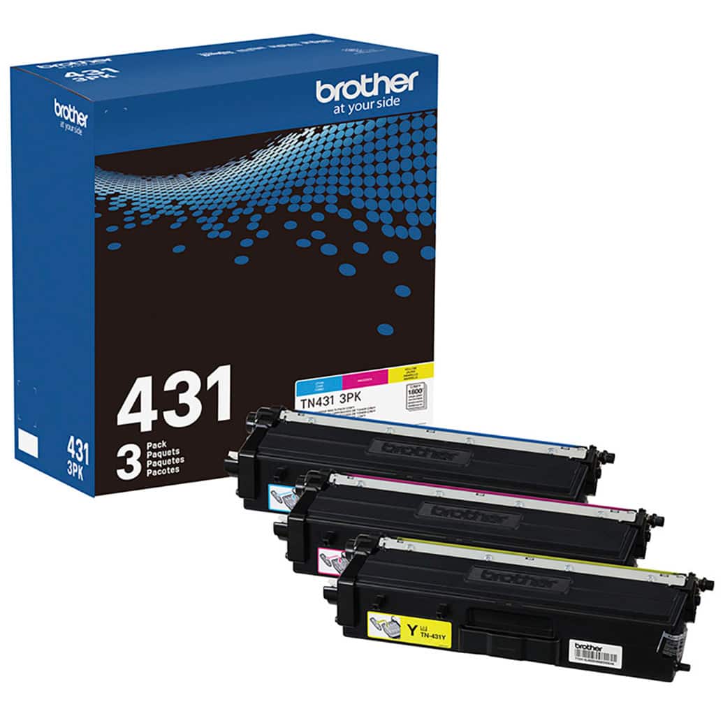 Brother TN-431 3PK Pack (3 Packs) 1000 TN-431 3PK