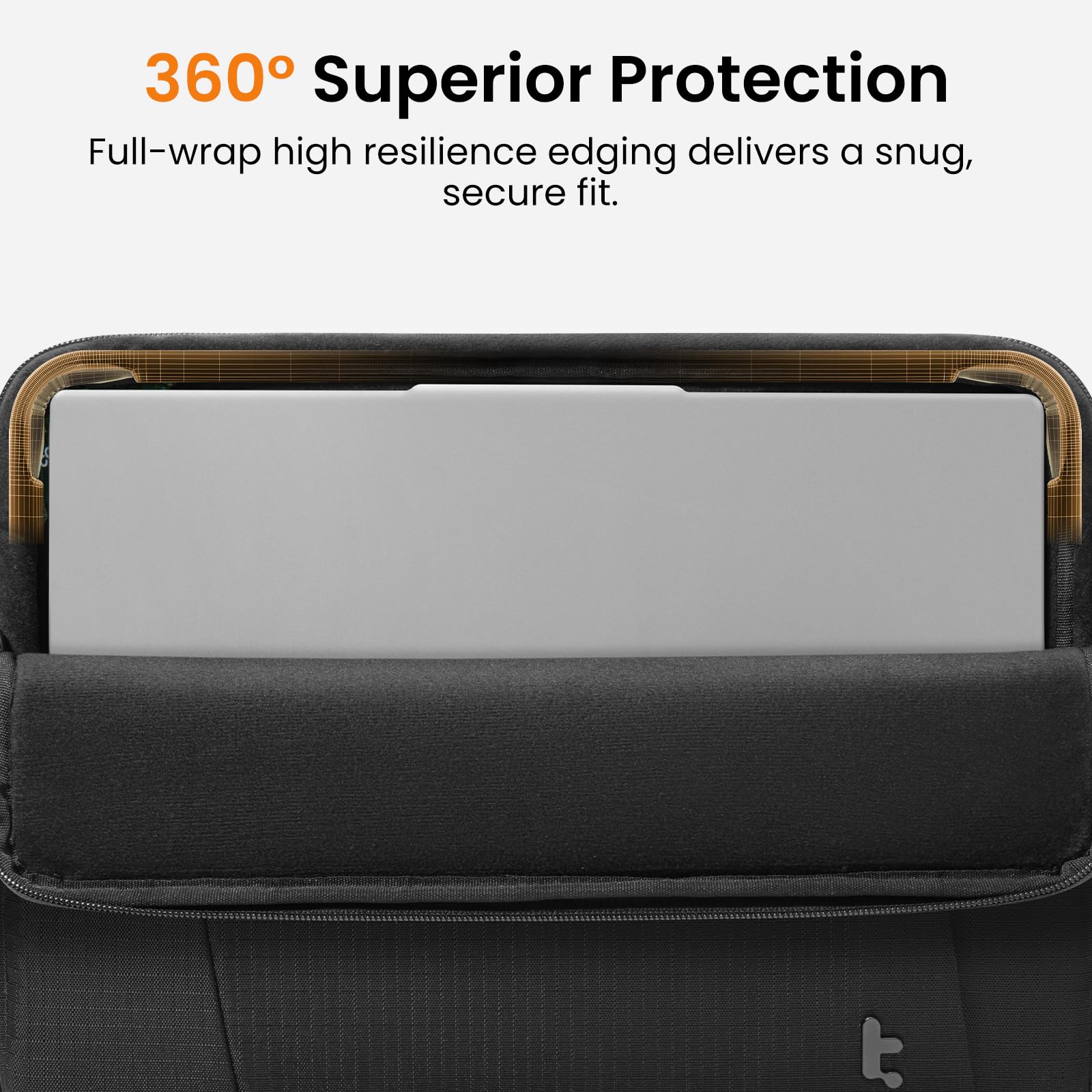 360° Superior Protection  
Full-wrap high resilience edging delivers a snug, secure fit.