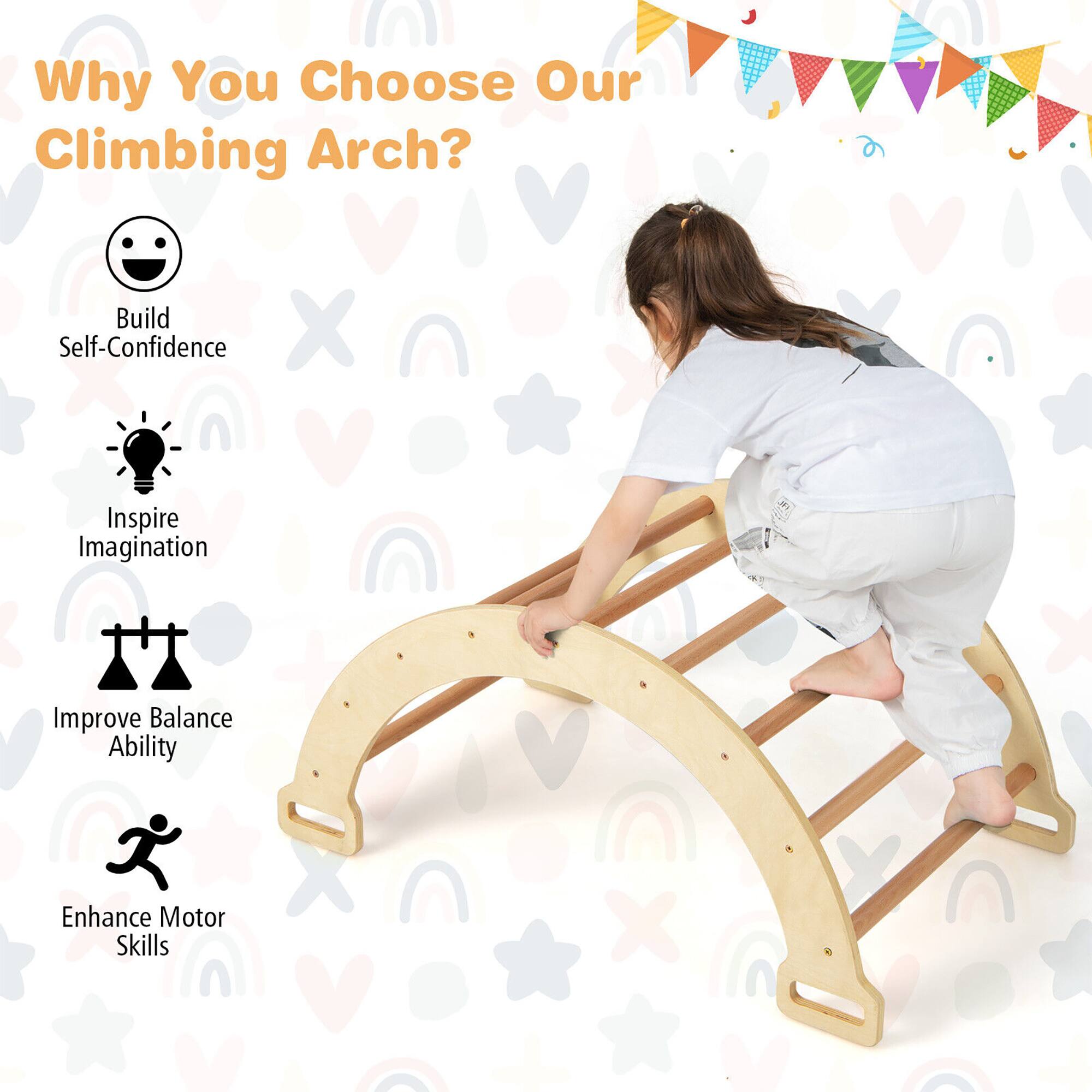 Why You Choose Our Climbing Arch?

- Build Self-Confidence
- Inspire Imagination
- Improve Balance Ability
- Enhance Motor Skills