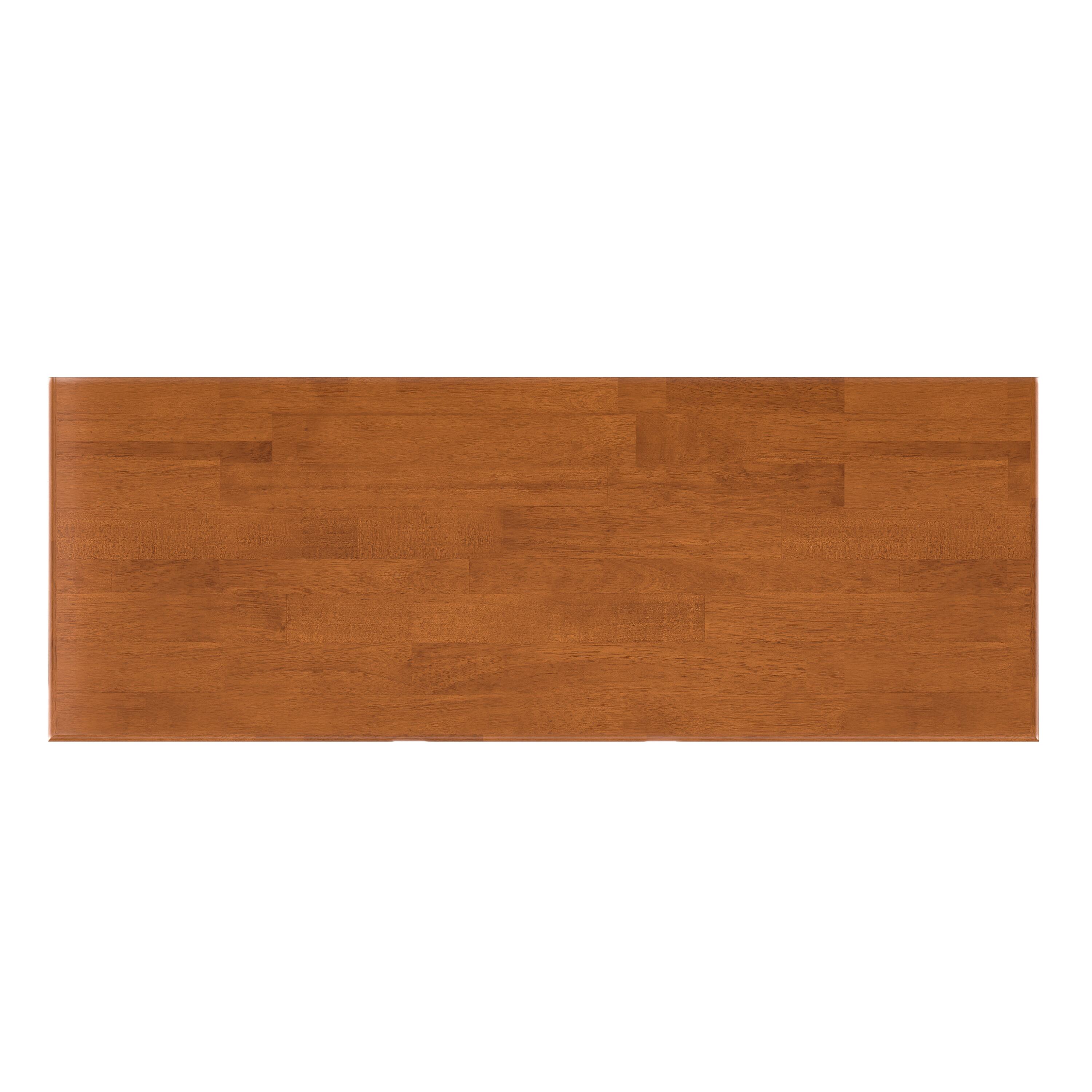 Alt View 1. Simpli Home - Draper 42 inch Wide Solid Hardwood Mid-Century Storage Bookcase in Teak Brown - Teak Brown.