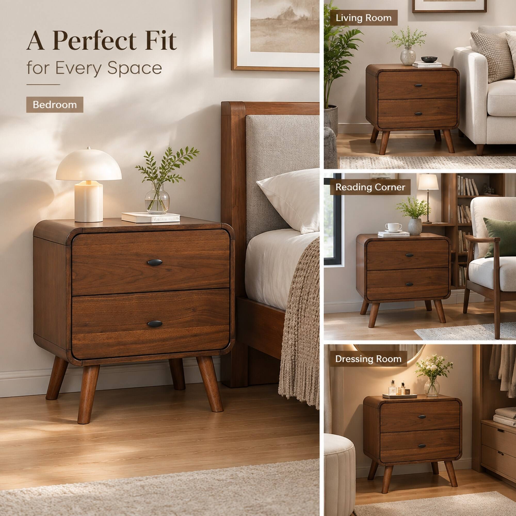A Perfect Fit for Every Space

- Bedroom
- Living Room
- Reading Corner
- Dressing Room