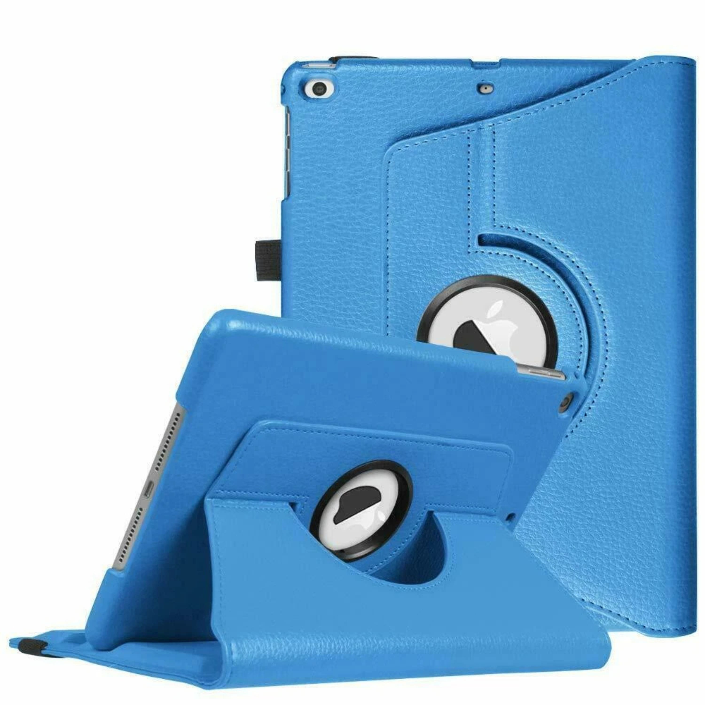 Kitcheniva - Full Rotation Folio Case For iPad 9.7 Inch 6th And 5th Gen With Multi Angle Stand - Blue