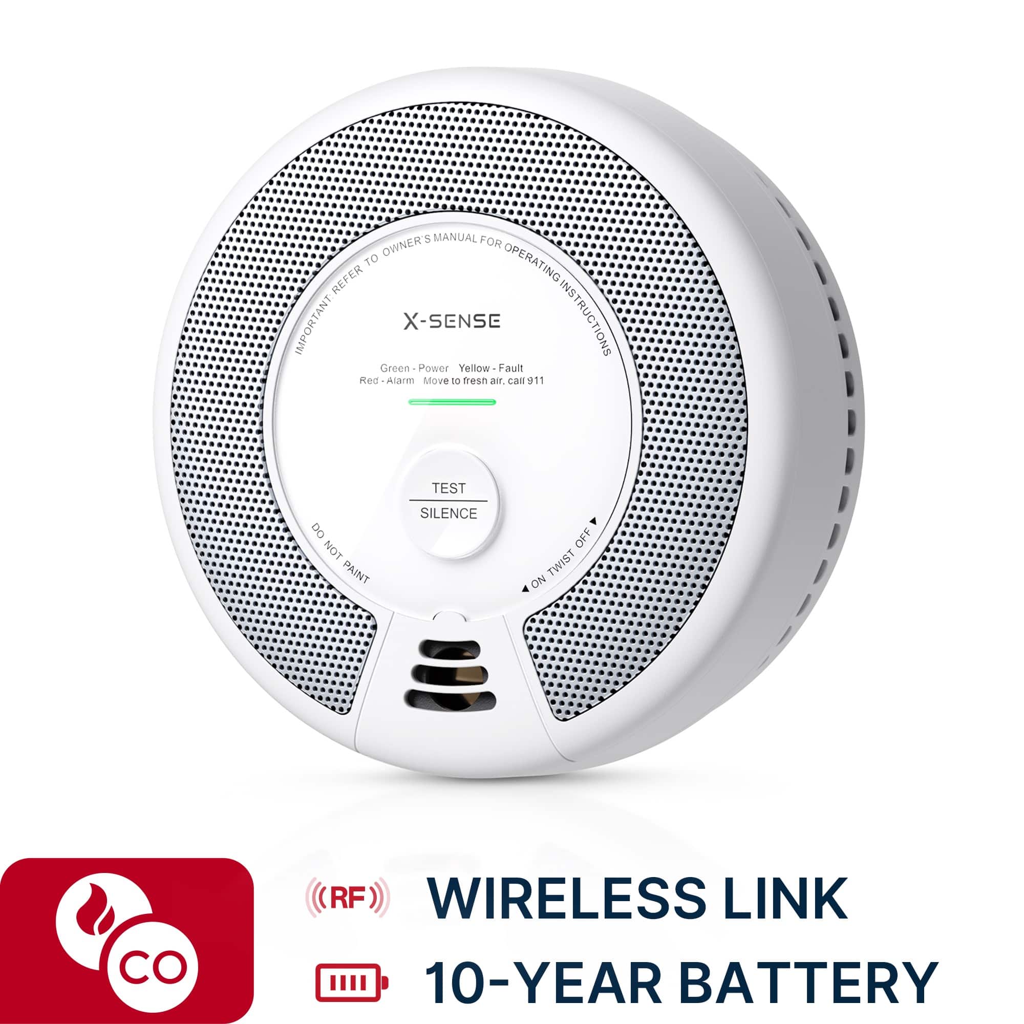 X-SENSE - 10-Year Battery Wireless Interconnected Smoke and CO Alarm with Photoelectric Sensor and LED Light 1 Pack price history on PriceWatchPro