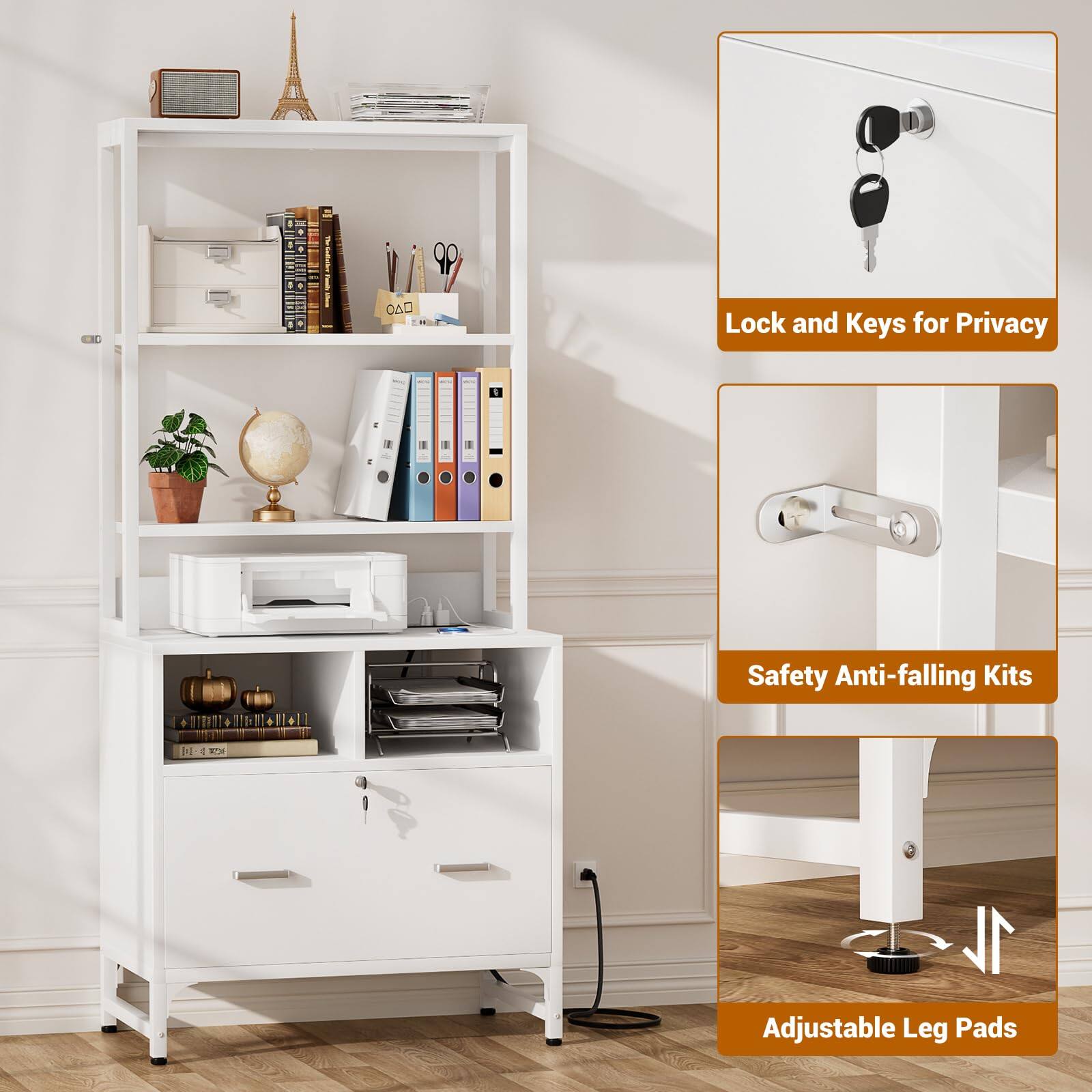 - Lock and Keys for Privacy
- Safety Anti-falling Kits
- Adjustable Leg Pads