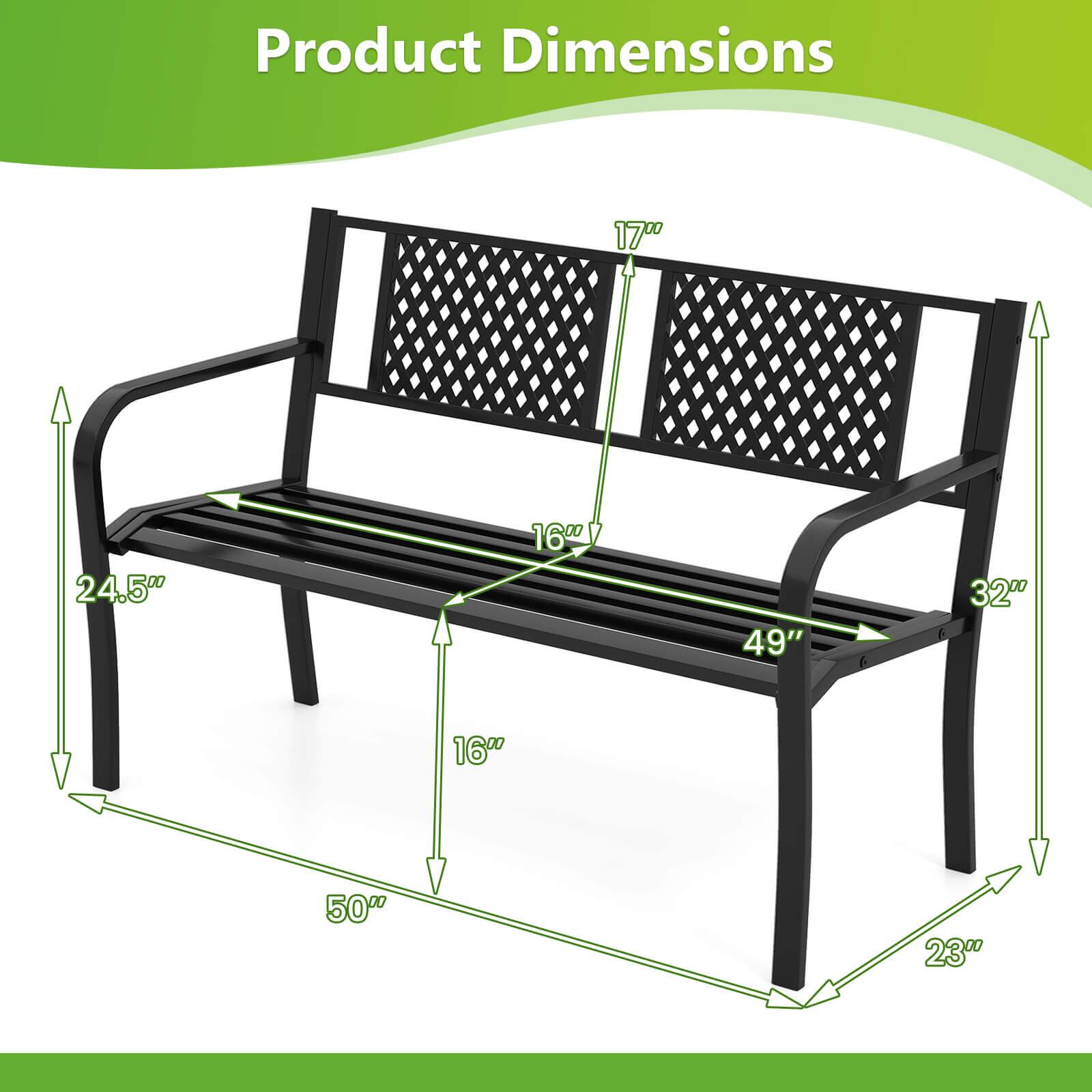 Product Dimensions

- Length: 50"
- Width: 24.5"
- Height: 32"
- Seat Height: 16"
- Back Height: 17"
- Armrest Height: 23"
- Seat Depth: 49"