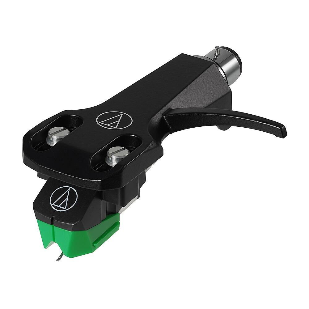 Alt View 11. Audio-Technica - Audio Technica AT-VM95E/H Headshell/Cartridge Kit - Green.