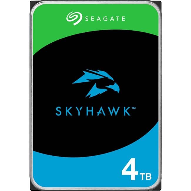 Seagate - SkyHawk ST4000VX016 4 TB Hard Drive - 3.5" Internal - SATA (SATA/600) - Conventional Magnetic Recording (CMR)