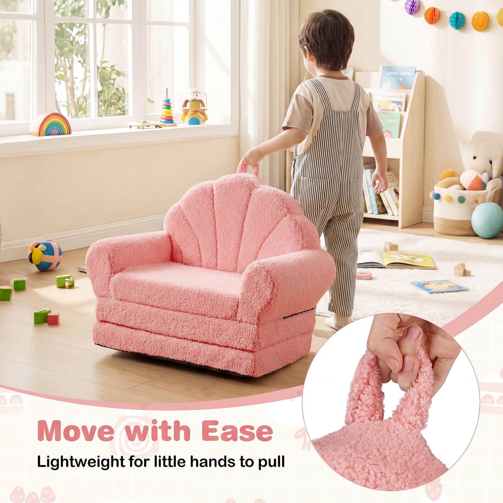 Move with Ease  
Lightweight for little hands to pull