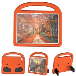 Dteck - Case for Apple iPad 11"(A16 chip 2025) and iPad 10.9" (10th Gen), Rugged Hybrid Shockproof Flip Kickstand Cover - Orange
