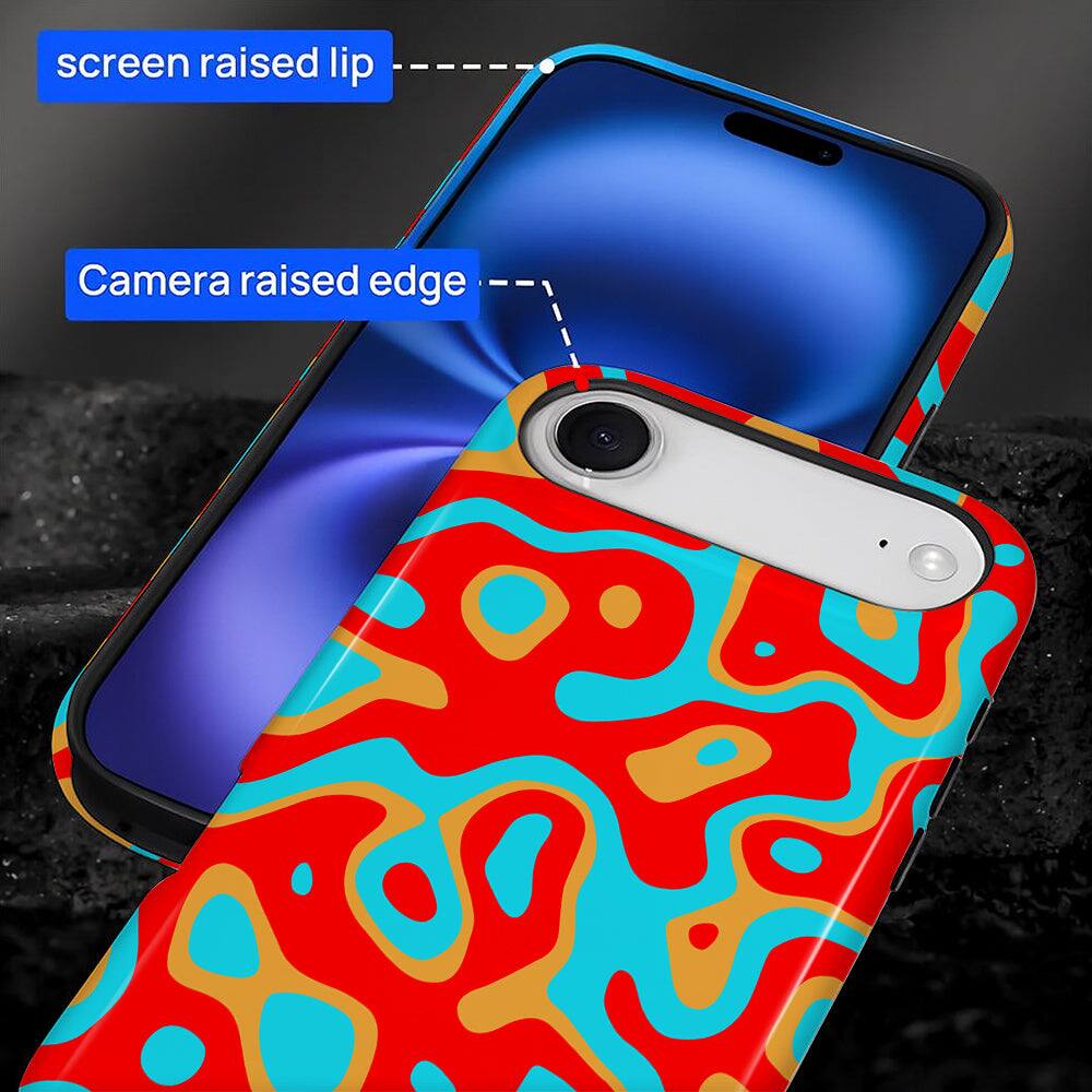 screen raised lip  
Camera raised edge