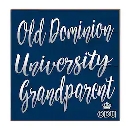 Jardine - Old Dominion Monarchs 10'' x 10'' Grandparent Plaque - Navy