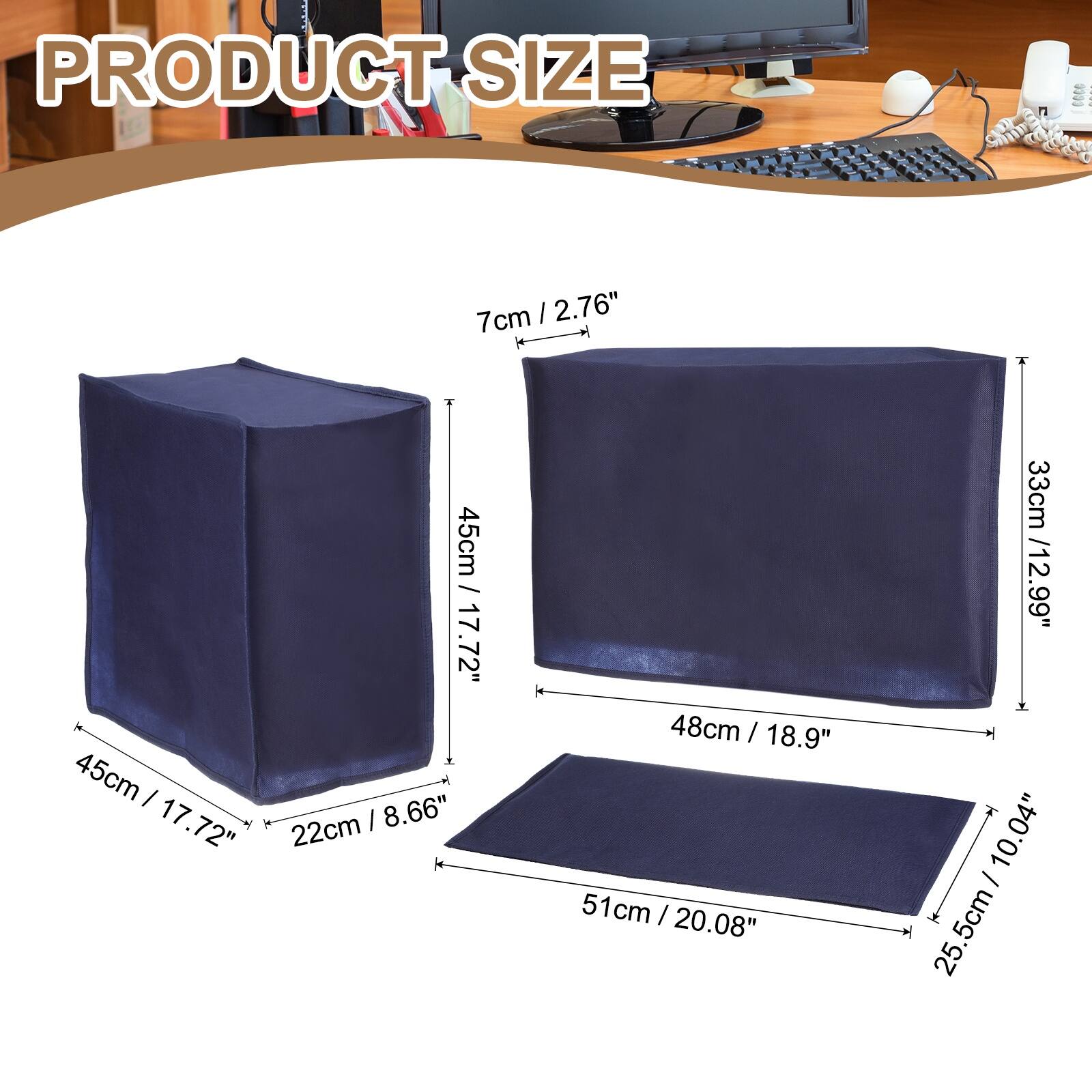 PRODUCT SIZE

- 7cm / 2.76"
- 45cm / 17.72"
- 22cm / 8.66"
- 48cm / 18.9"
- 51cm / 20.08"
- 33cm / 12.99"
- 25.5cm / 10.04"
- 33cm / 12.99"