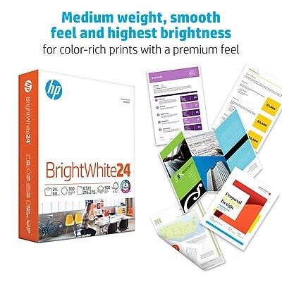 Medium weight, smooth feel and highest brightness for color-rich prints with a premium feel

BrightWhite24

BrightWhite24

24

100

8515

500

$8,400

Design Proposal