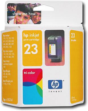 Front Standard. HP - 23 Inkjet Cartridge - Multicolor.