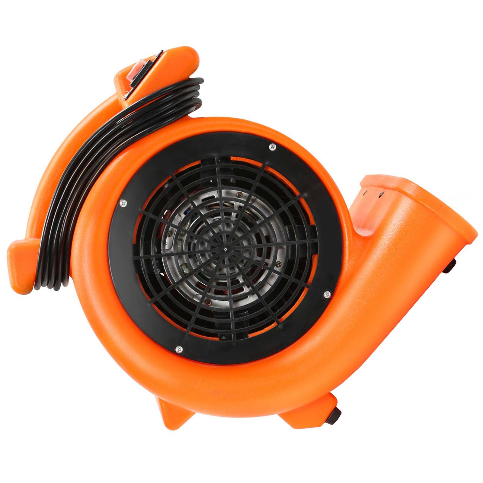 Alt View 2. Dryser - 12 Air Mover and Carpet Dryers 2 Speed 1/2 HP - Industrial Floor Fan - Orange.