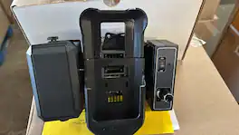 Google - GPS Lockbox Vehicle Kit with Universal Cradle and Push to Talk – - Black