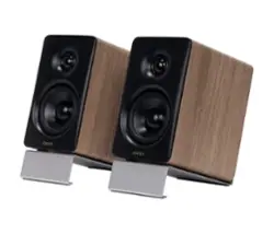Edifier - M60 Compact Desktop 2.0 Speakers (Pair) - Oak Brown - Front_Zoom