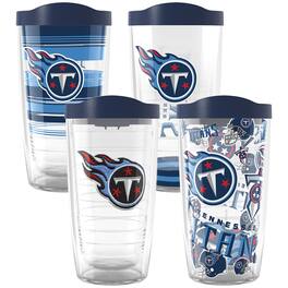 Tervis - Tennessee Titans Four-Pack 16oz. Classic Tumbler Set - Multicolor