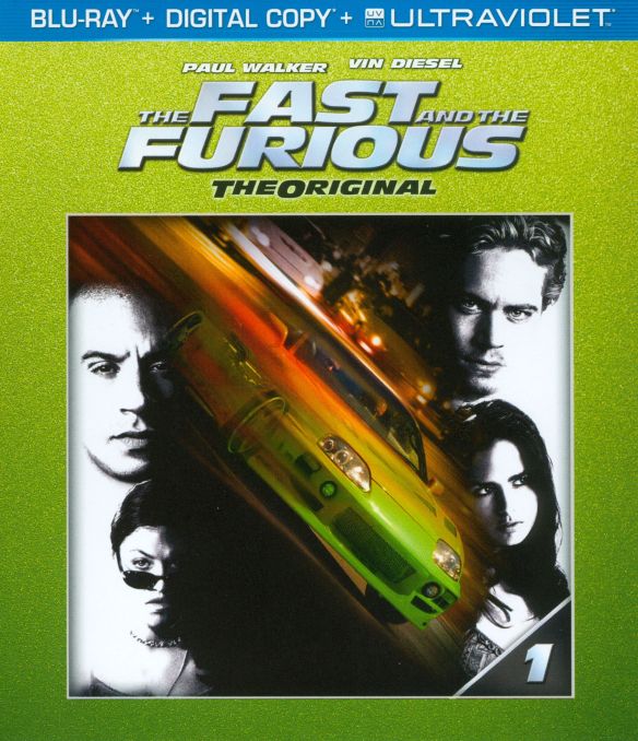  The Fast and the Furious [Includes Digital Copy] [With Furious 7 Movie Cash] [Blu-ray] [2001]