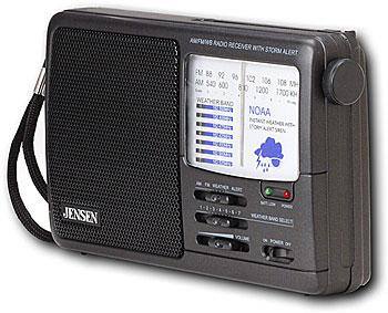 Best Buy: Jensen Portable AM/FM Weather-Band Radio with Storm Alert MR-600