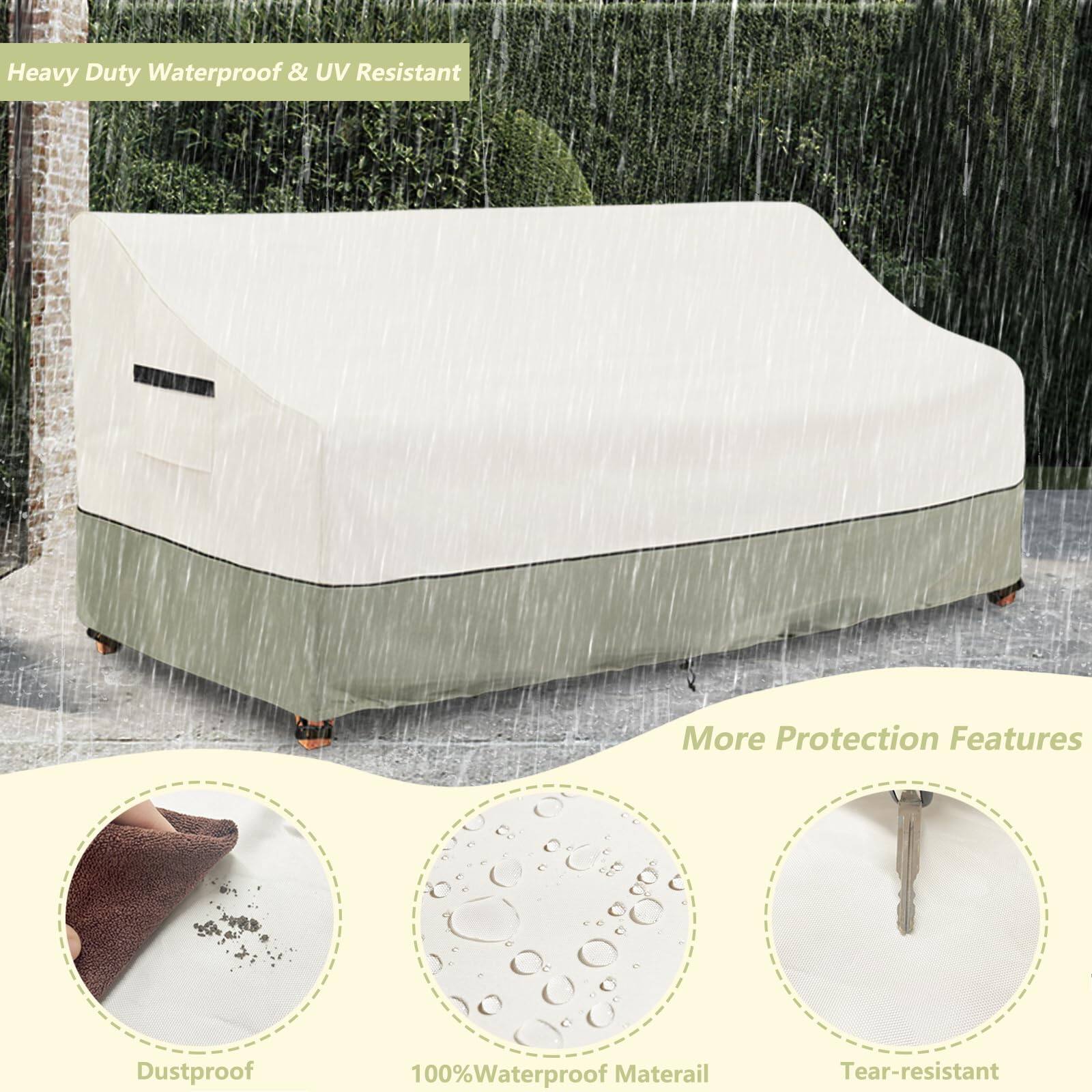 Heavy Duty Waterproof & UV Resistant

More Protection Features

- Dustproof
- 100% Waterproof Material
- Tear-resistant