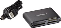Front Zoom. Insignia™ - USB 2.0 Multiformat Memory Card Reader - Black.