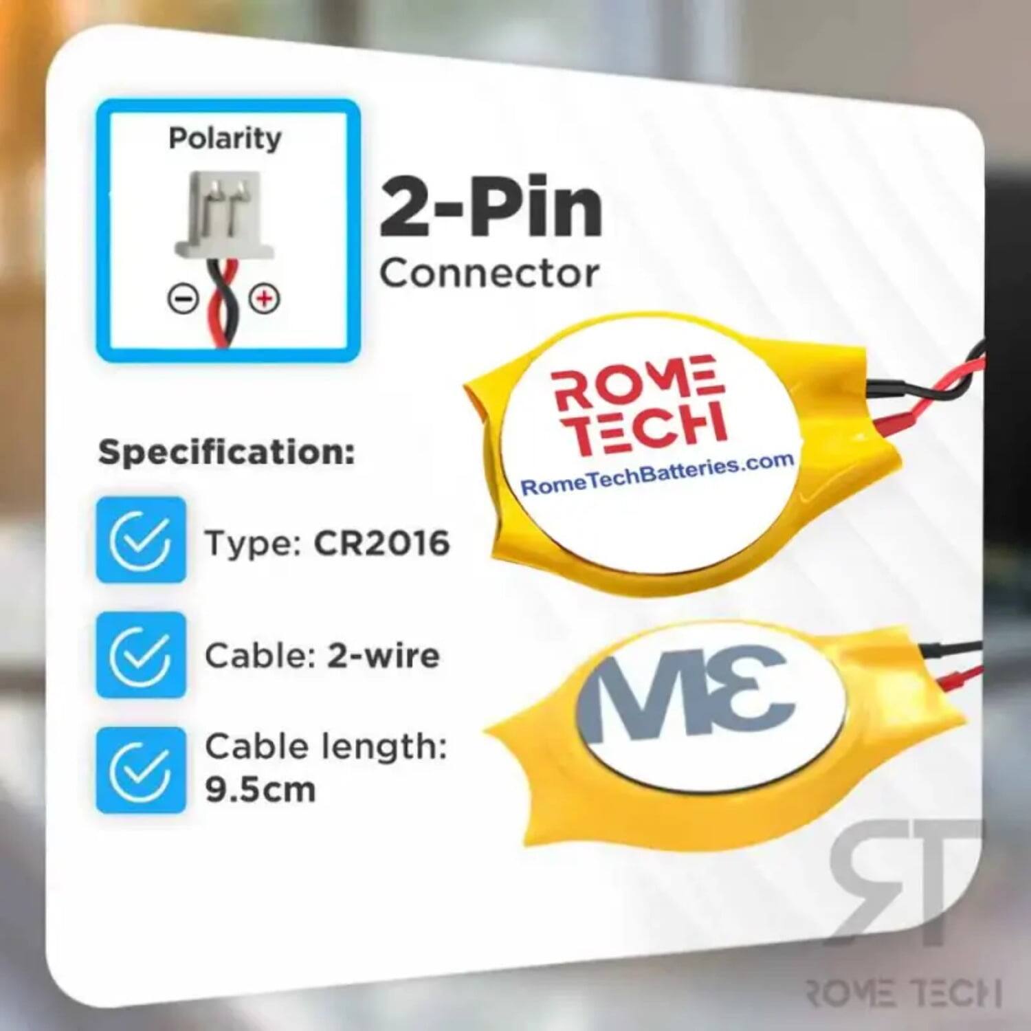 RomeTech RTC CMOS Battery for ASUS S56CA - Best Buy