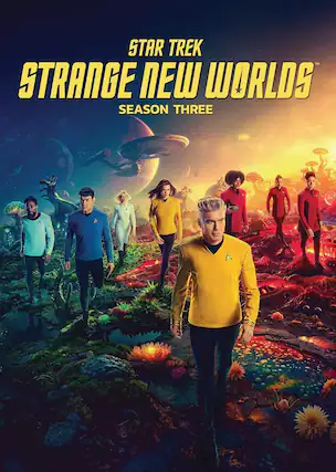 Front. Star Trek - Strange New Worlds: Season Three - DVD.