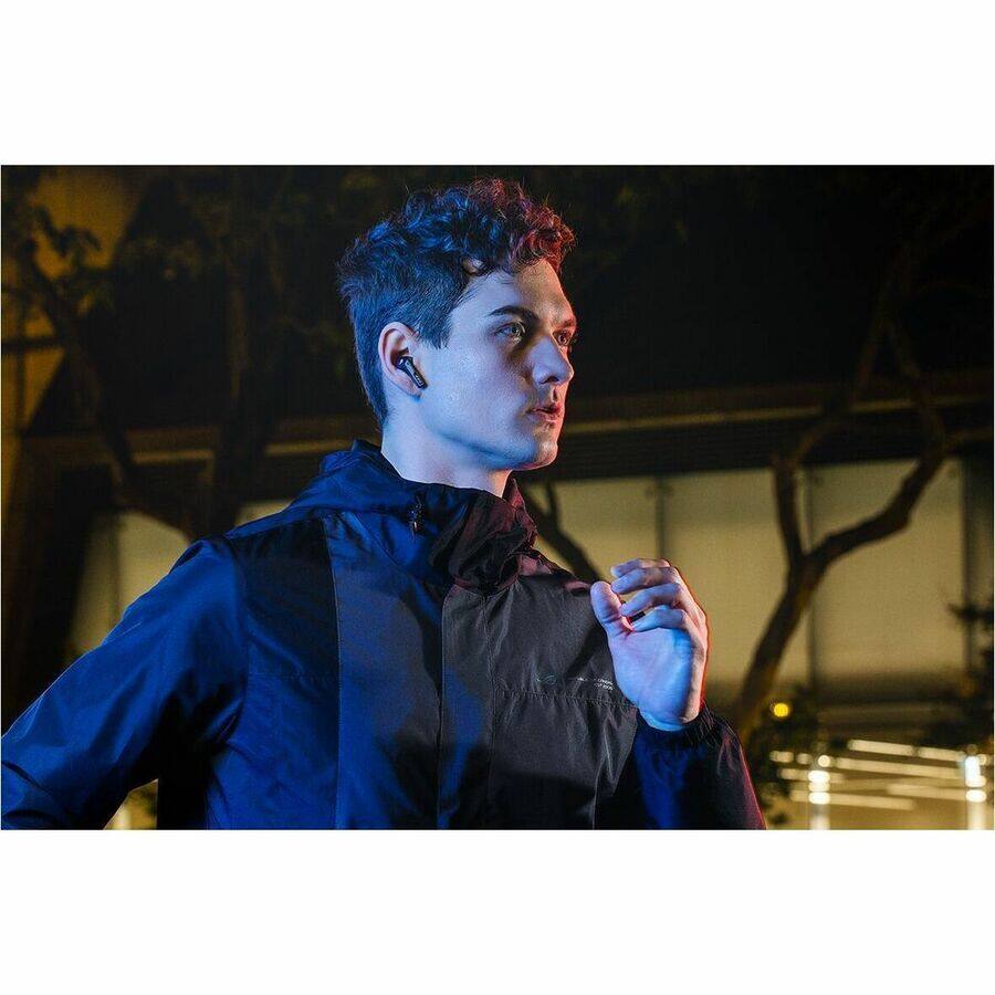 Alt View 4. ASUS - Asus ROG Cetra True Wireless SpeedNova Black - Adaptive Active Noise Cancelation - High-resolution 24-bit 96 kHz audio - Black.