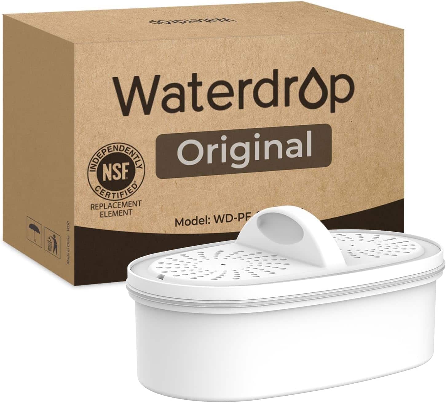 Waterdrop  
Original  

INDEPENDENTLY  
NSF CERTIFIED  

REPLACEMENT ELEMENT  

Model: WD-PF  

Made in China