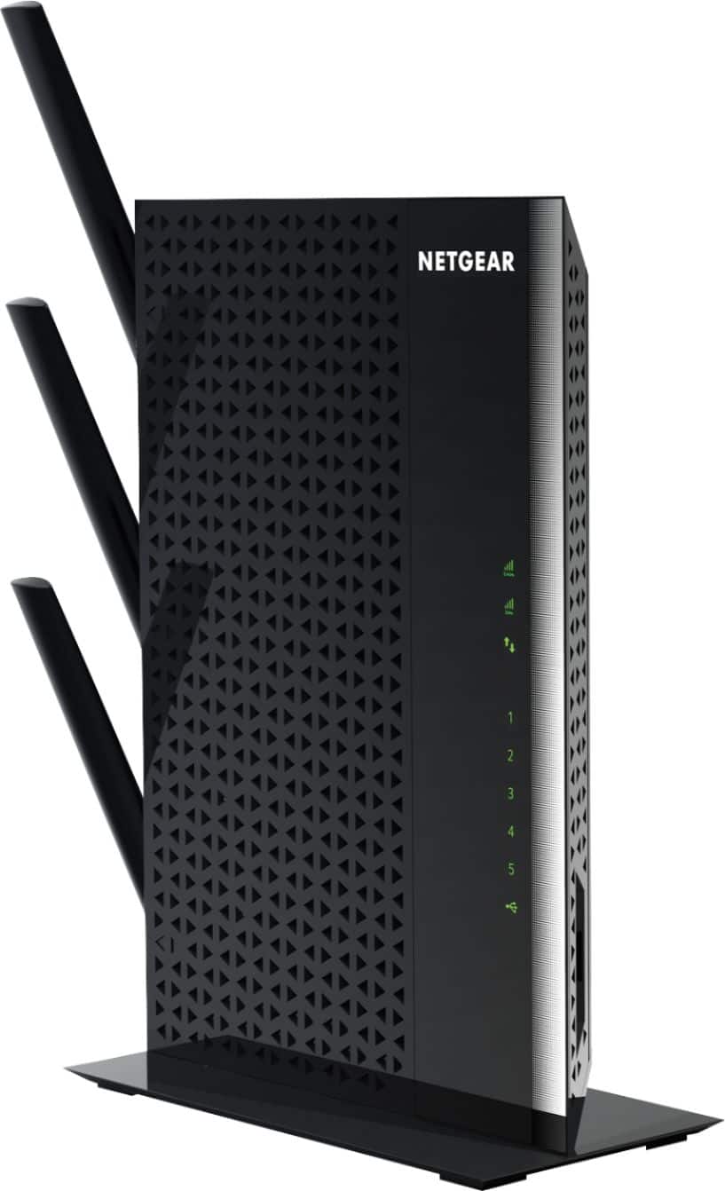Left. NETGEAR - Nighthawk AC1900 Dual-Band Gigabit Mesh Capable Wi-Fi Range Extender.