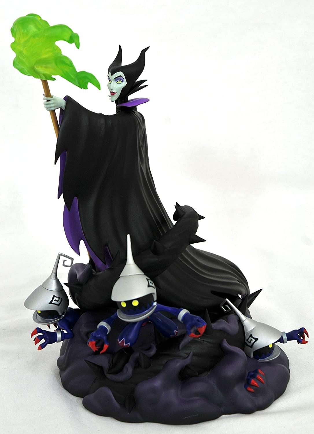 Alt View 1. Diamond Select Toys - Kingdom Hearts Gallery 11 Inch PVC Statue | Maleficent - Black.