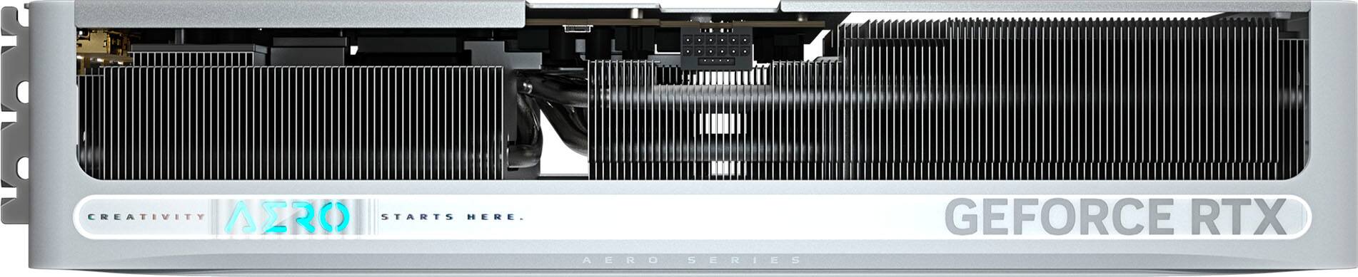 The text on the image reads: "AERO SERIES GEFORCE RTX."