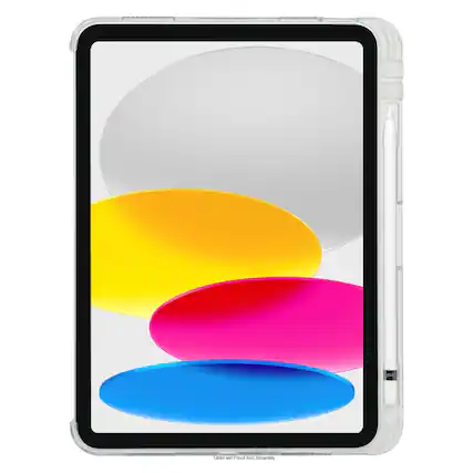 Front. Targus - Click-In Clear Case + Kickstand for iPad 11"(A16) and iPad 10.9"(10th gen.) - Clear.