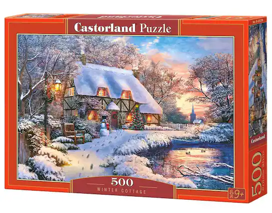 Pntram Castorland Puzzle No. B-53278 500 WINTER COTTAGE Castorland 9+ 500 pcs