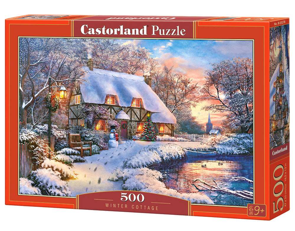 Pntram Castorland Puzzle No. B-53278 500 WINTER COTTAGE Castorland 9+ 500 pcs