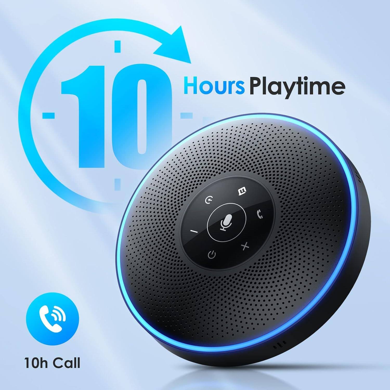 EMEET Bluetooth Speakerphone Daisy Chain/Use Alone up to 16