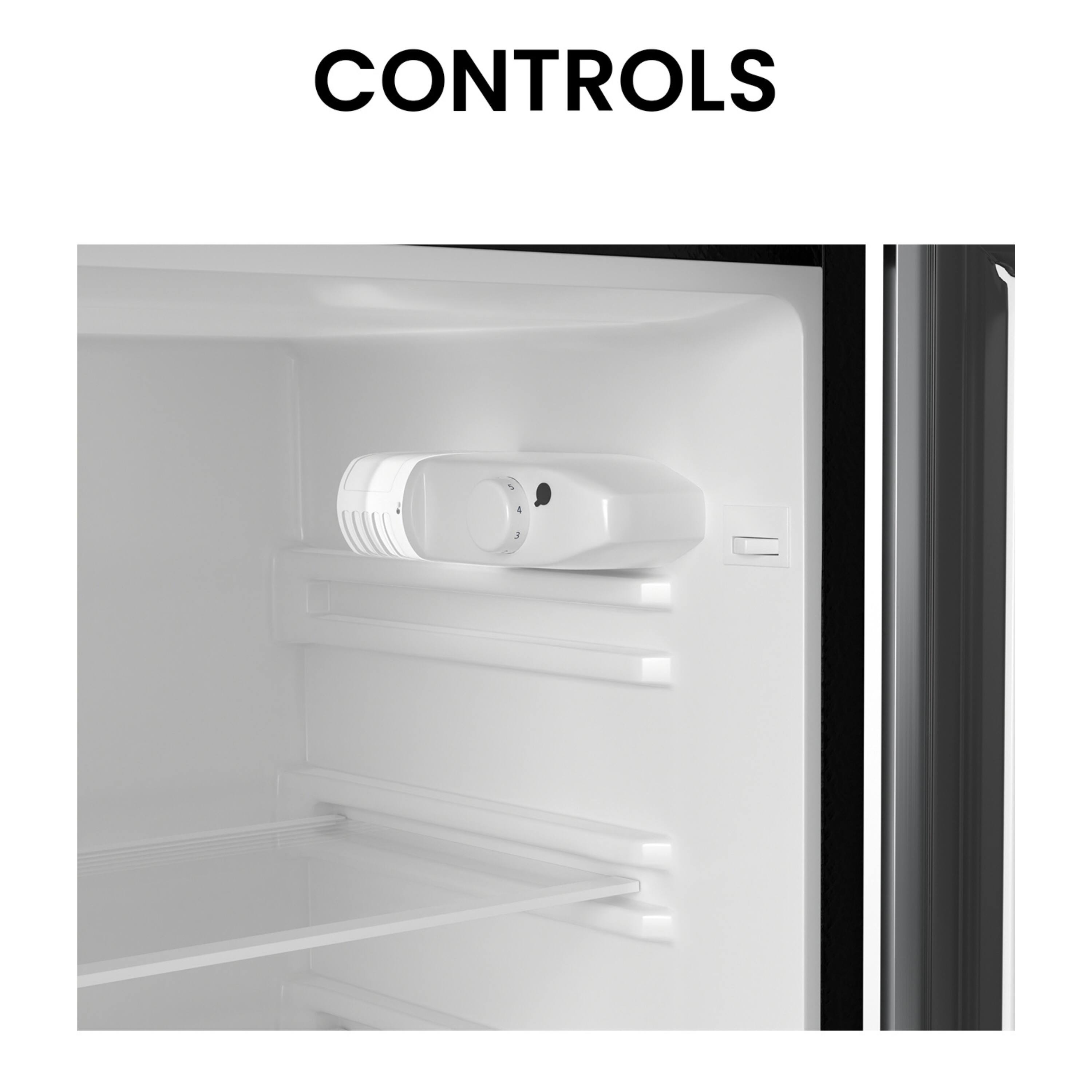Alt View 1. Conserv - Conserv 19" Mini Fridge, Compact Refrigerator with Freezer 4.5 cu. ft. with 2 Reversible Door 110V - Black - Black.