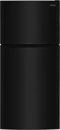Front. Frigidaire - 20 Cu. Ft. Garage Ready Top Freezer Refrigerator - Black.