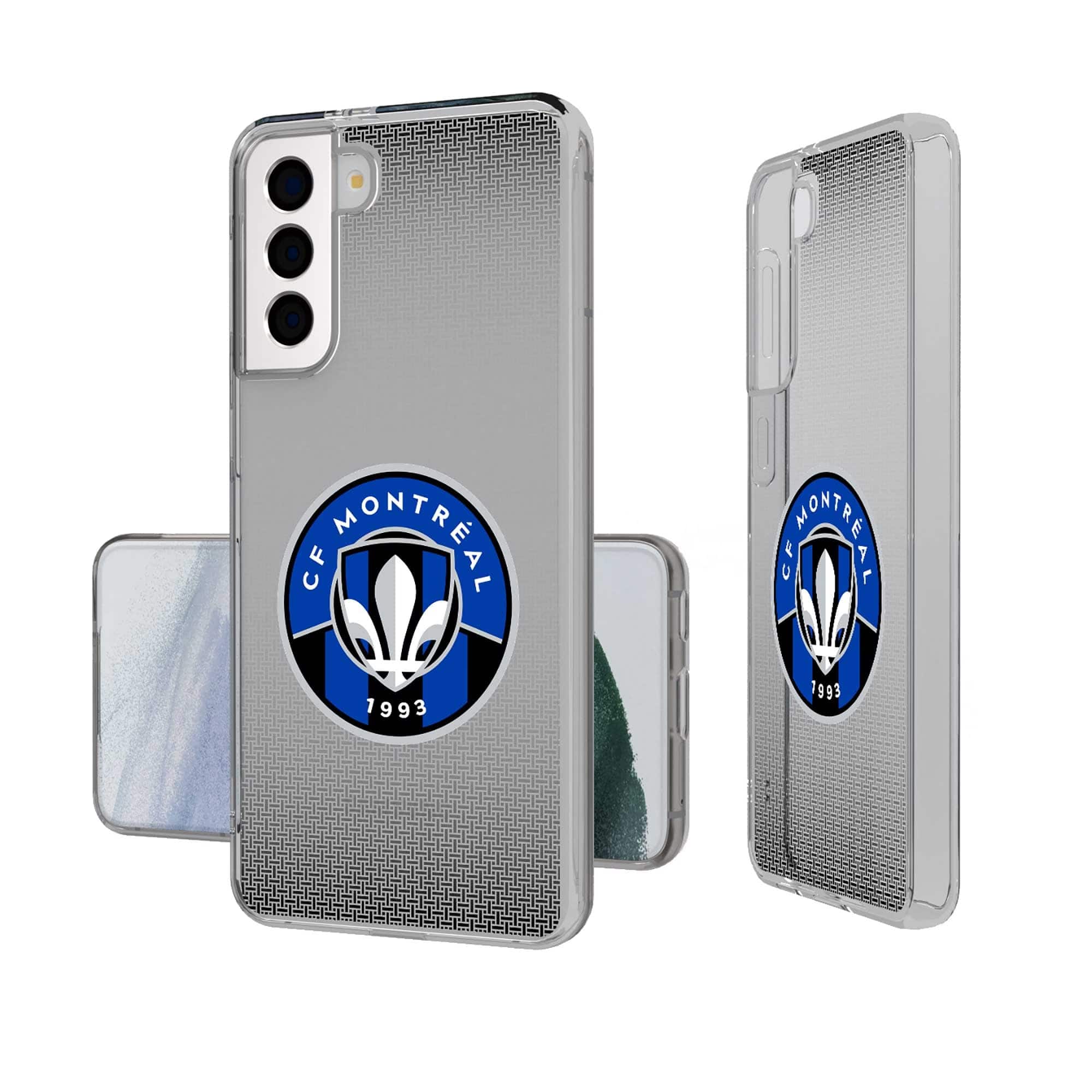 Keyscaper - MLS - CF Montreal Linen Logo Galaxy Clear Case - S23 - Multicolor