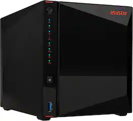 Asustor - Nimbustor 4 Gen2 4 Bay NAS, Quad-Core 2.0GHz CPU, Network Attached Storage (Diskless)