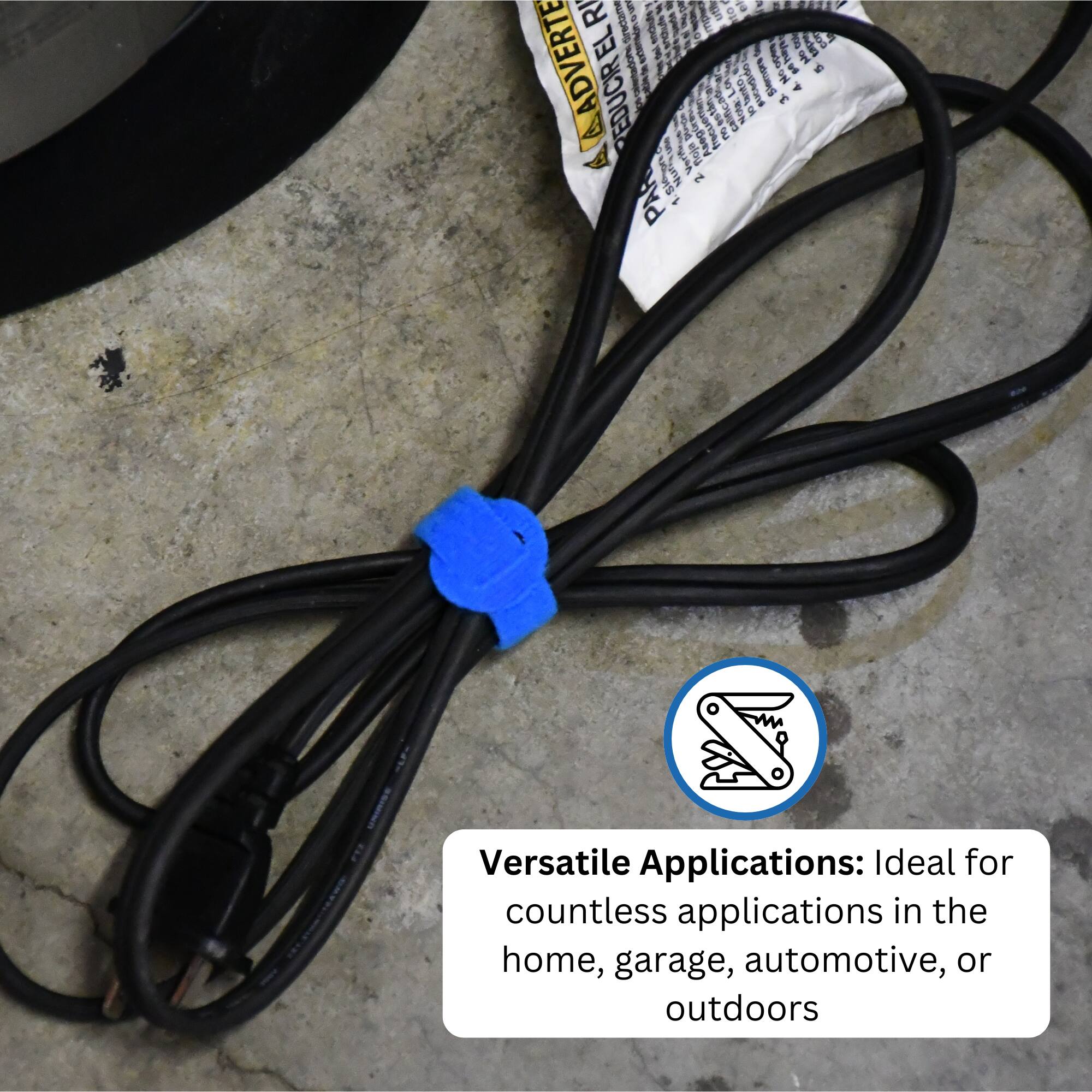 Versatile Applications: Ideal for countless applications in the home, garage, automotive, or outdoors