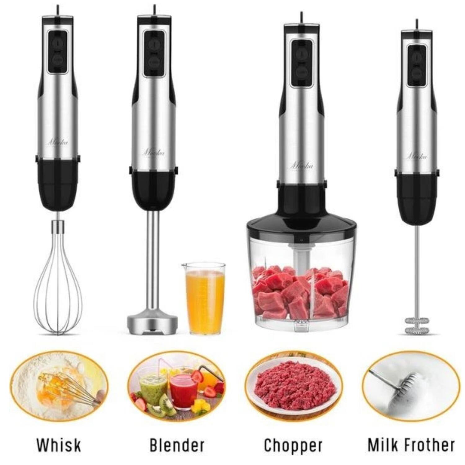 M Av M Mn Whisk Blender Chopper Milk Frother