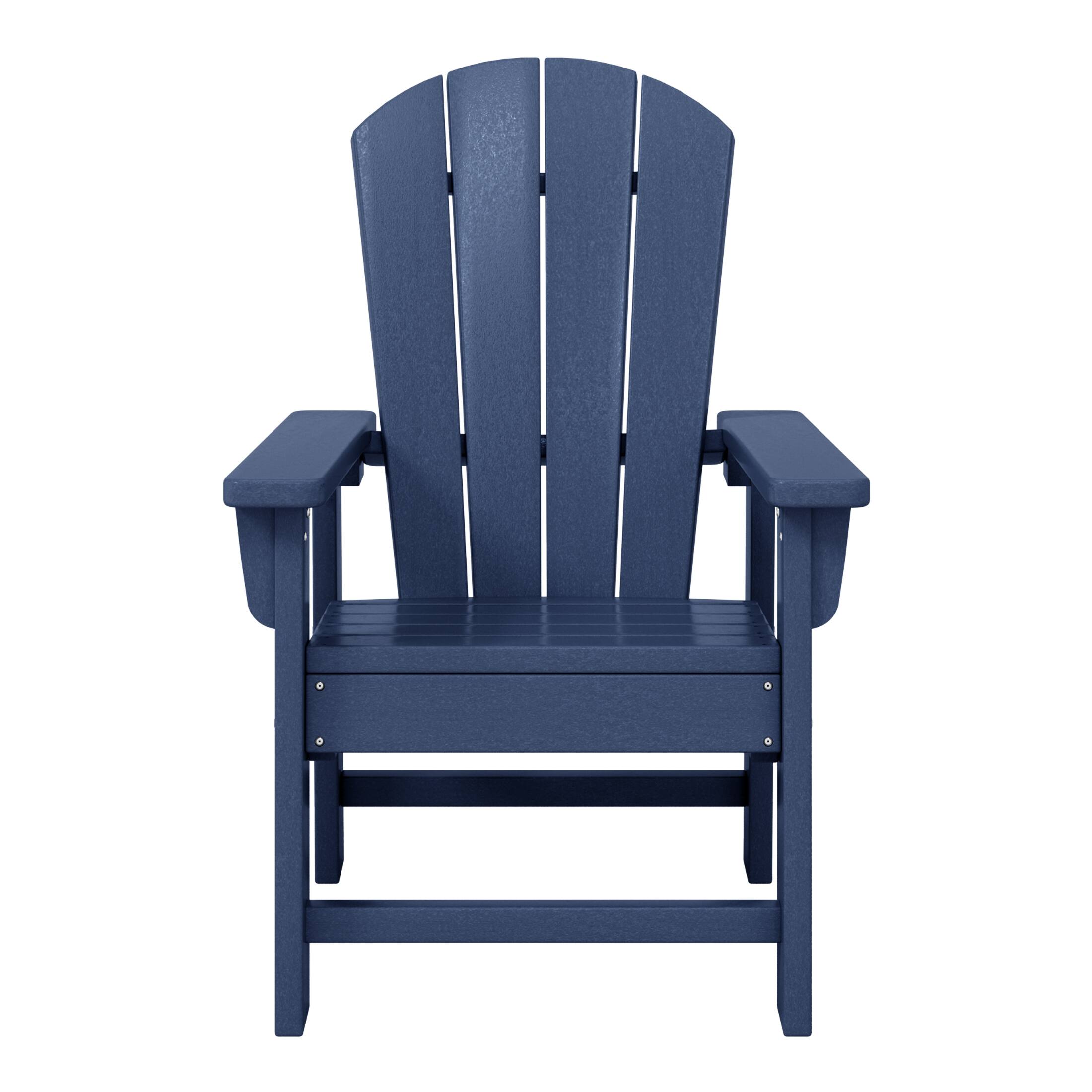 Alt View 3. WestinTrends - WestinTrends Malibu Kids 5-Piece HDPE Outdoor Patio Round Dining Table and Chairs Set - Navy Blue.