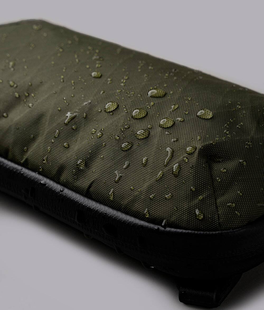 Alt View 4. ALPAKA - 0.7L Men's Carry-All & Organizer Clutches;Crossbody Bag for Men with RFID Blocking, Passport Holder - Olive Green X-Pac X42.