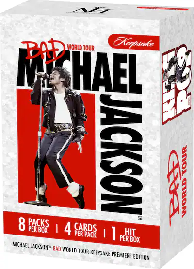 Michael Jackson Bad World Tour Keepsake Premiere Blaster Box K-MJ Michael Jackson Bad World Tour Keepsake Premiere Blaster Box K-MJ