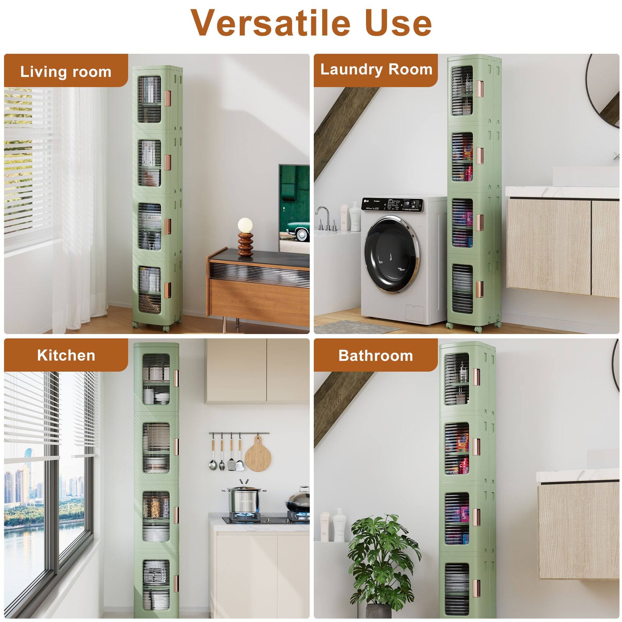 Versatile Use

Living room

Laundry Room

Kitchen

Bathroom