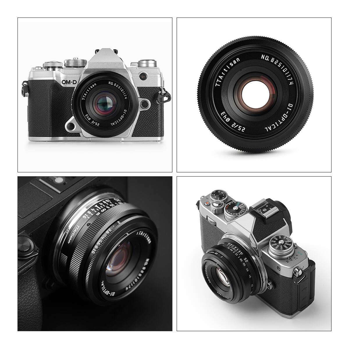 OM-D TTArtisan Ehe 2/52 NO. 8251D1174 DI-OPTICAL  
TTArtisan 2.5 SUBT 1e 5.6 LTAILISA CERSES F i " 8 25 AN - N BU-OPTICAL