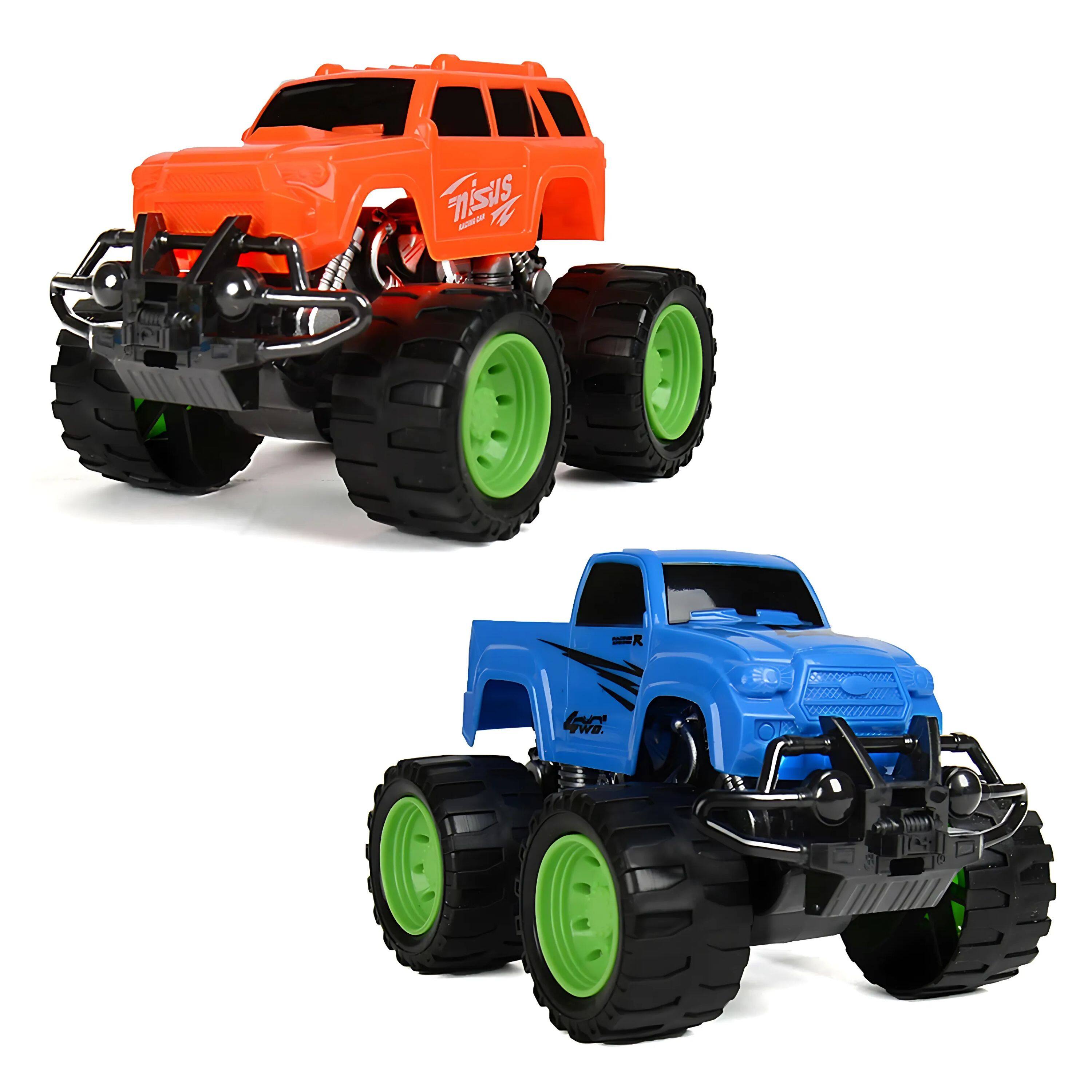 The text on the image reads:
- On the orange vehicle: "Nisus"
- On the blue vehicle: "Nisus"