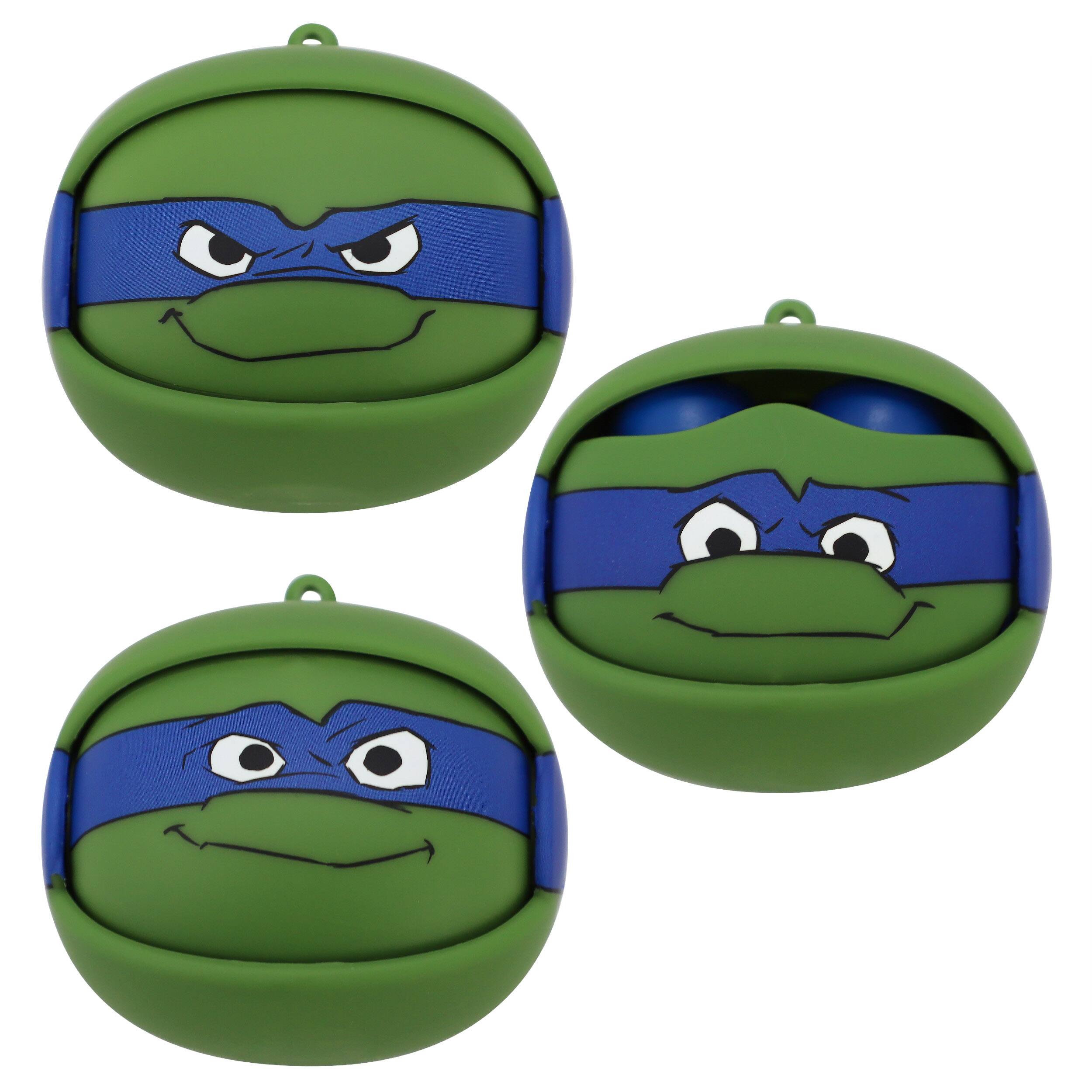 Left. Nickelodeon - Nickelodeon Ninja Turtles Leo Wireless Bluetooth True Earbuds in Blue - Blue.